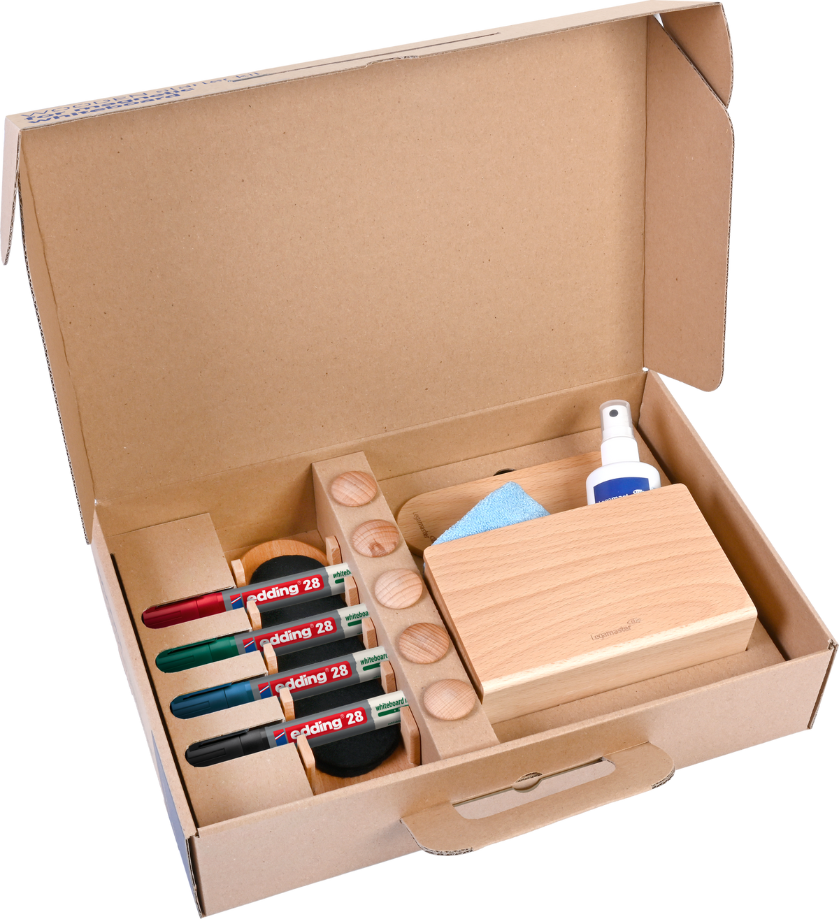 Legamaster WOODEN whiteboard starter kit